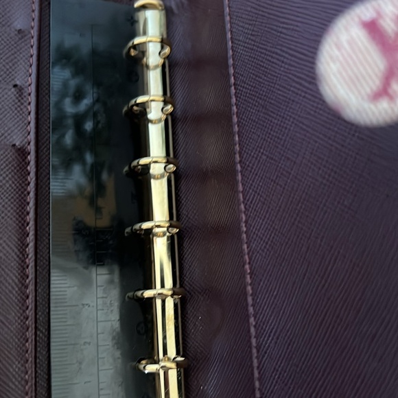 LV Small Mini Lin Red/Cherry Denim Day Planner - Picture 13 of 13